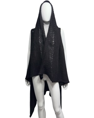 AW2009 RICK OWENS HOODED VEST