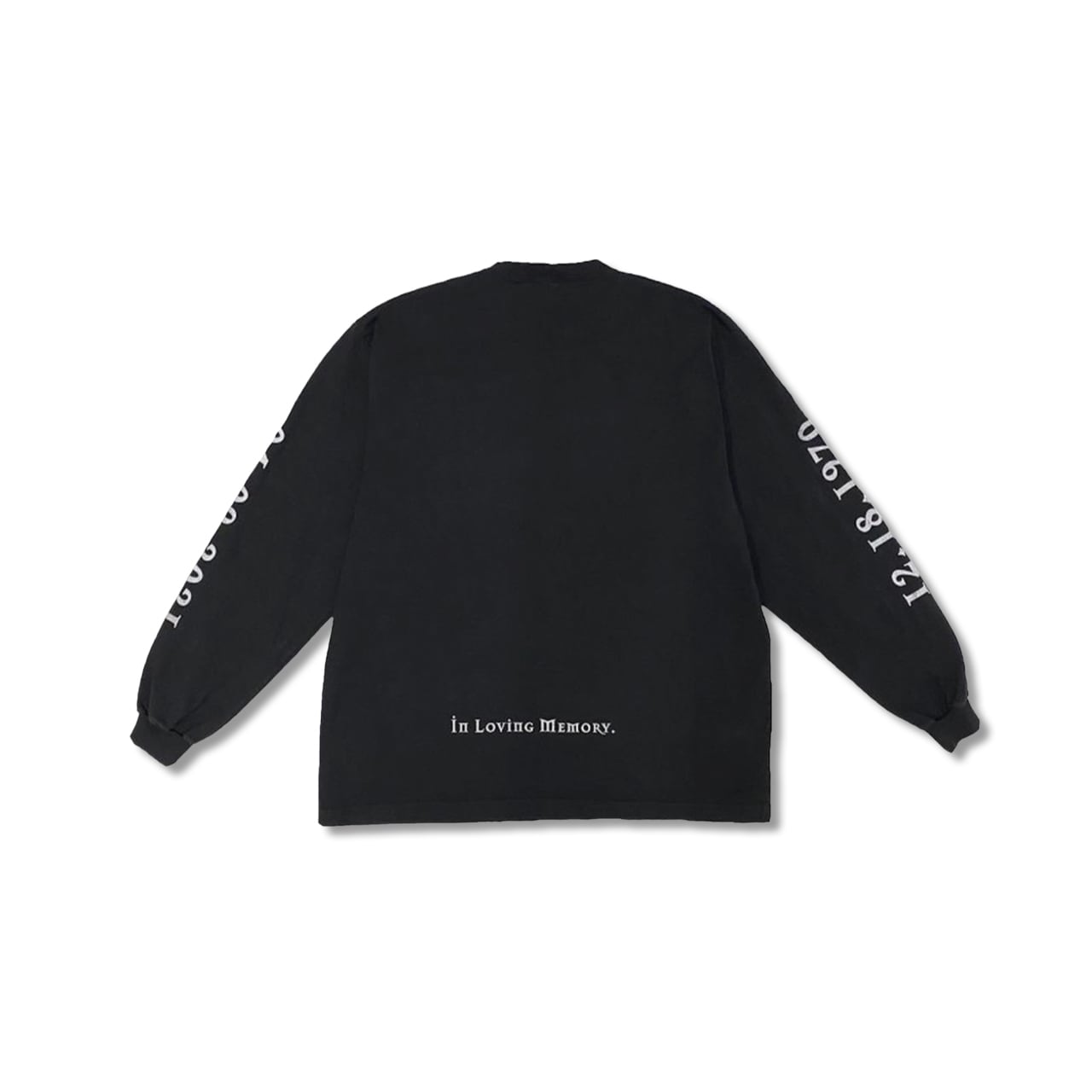 トップス BALENCIAGA DMX YEEZY Tribute Balenciaga x Yeezy DMX A Tribute ロンTシャツ ブラック (BALENCIAGA