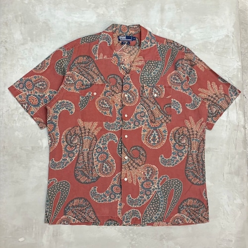 Polo Ralph Lauren Paisley Open Collar Shirt