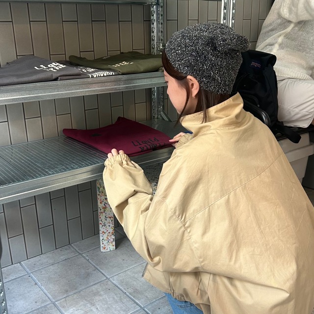 ラメニットビーニー【ミックスブラック】/