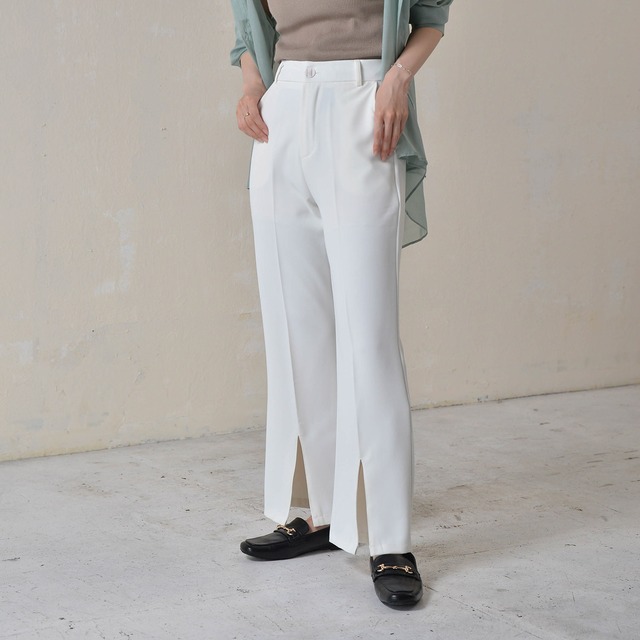 center slit high west pants 10090