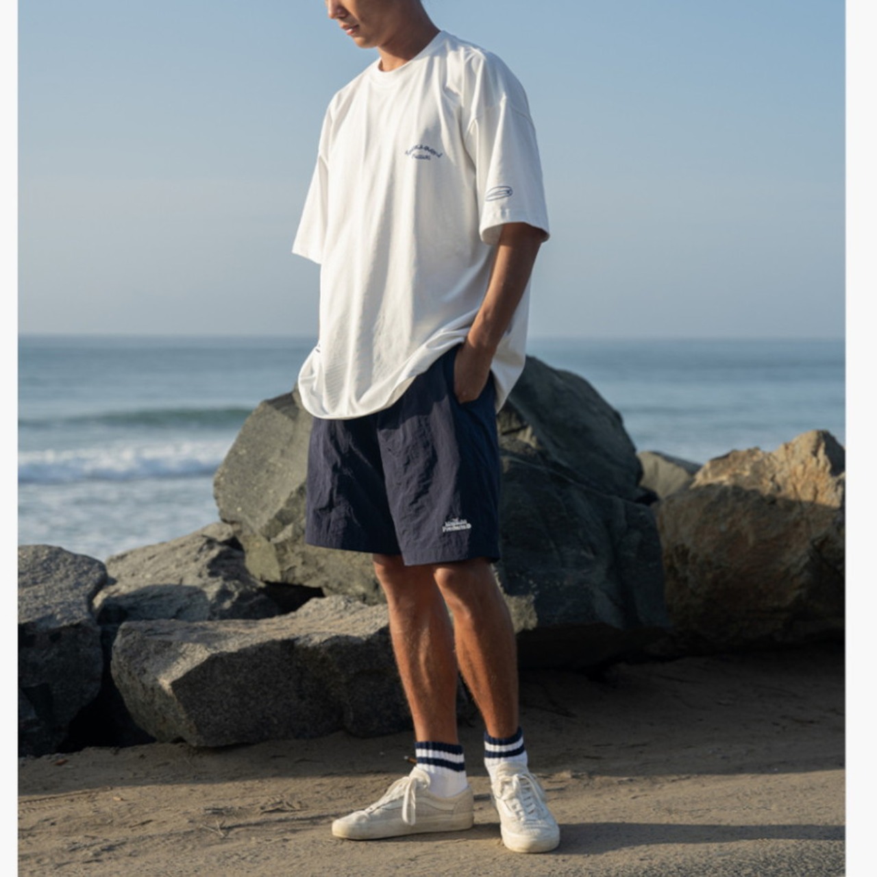 Shaka surf graphic back tee 0886 - 6