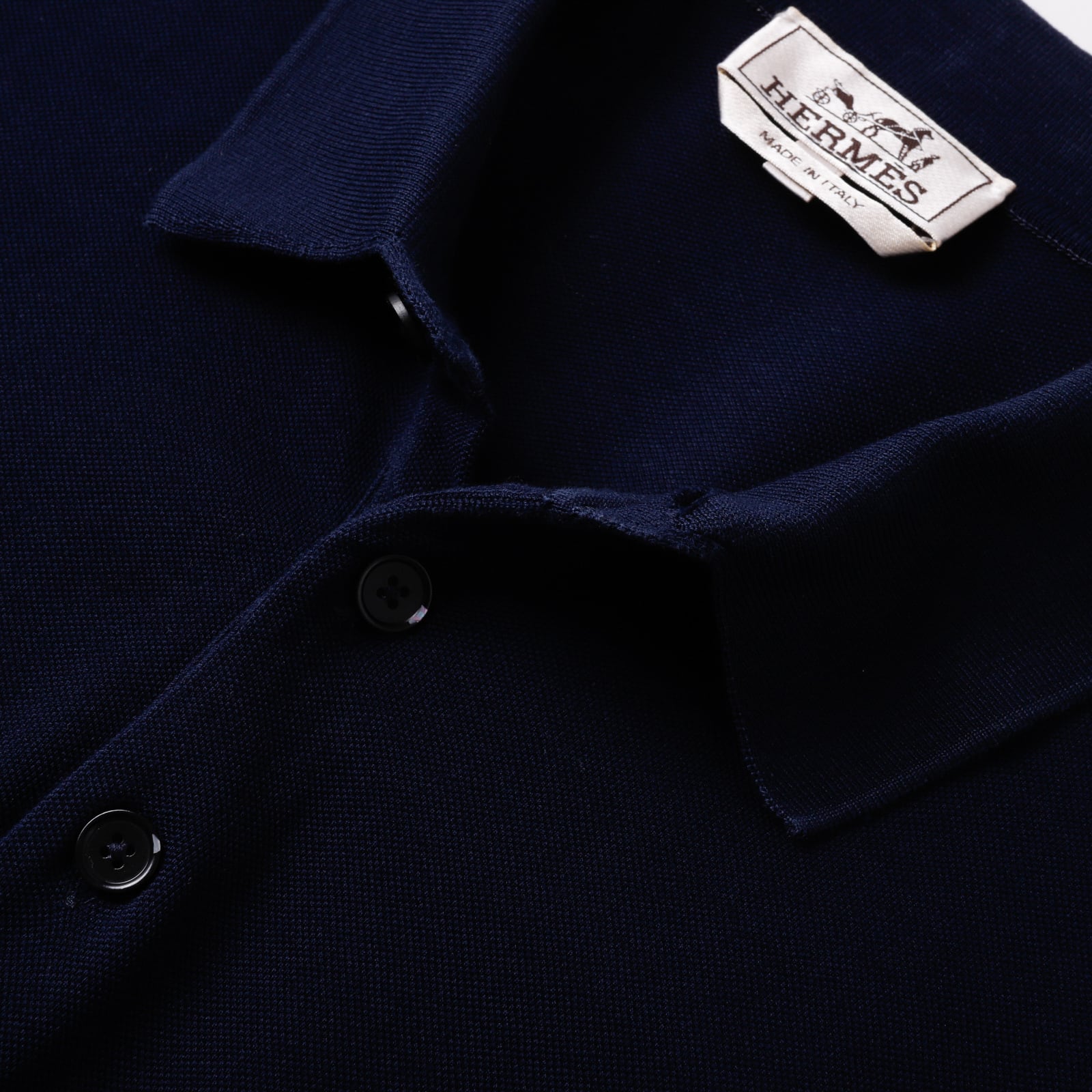 美品、希少XXL】HERMES エルメス ポロシャツ ネイビー HERMES - HERMES