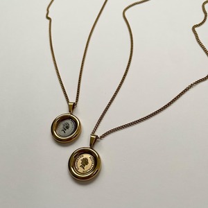 18KGP coin necklace （ネックレス／ステンレス／316L）