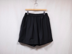 UNTRACE” WASHABLE TROPICAL CUFFS SHORTS BLACK”