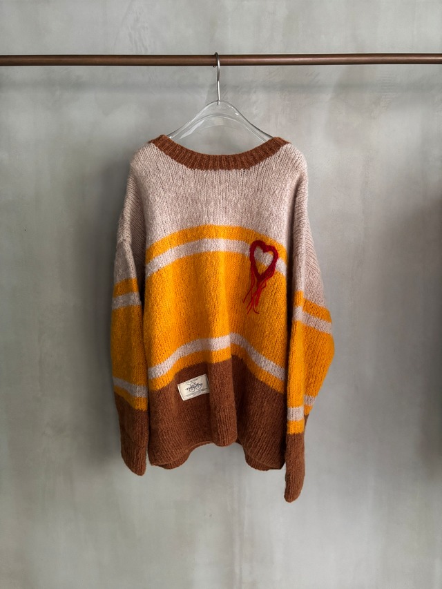 UBUNTU 【PINARELLO / Nepal Mohair Hand-Knitting Sweater】