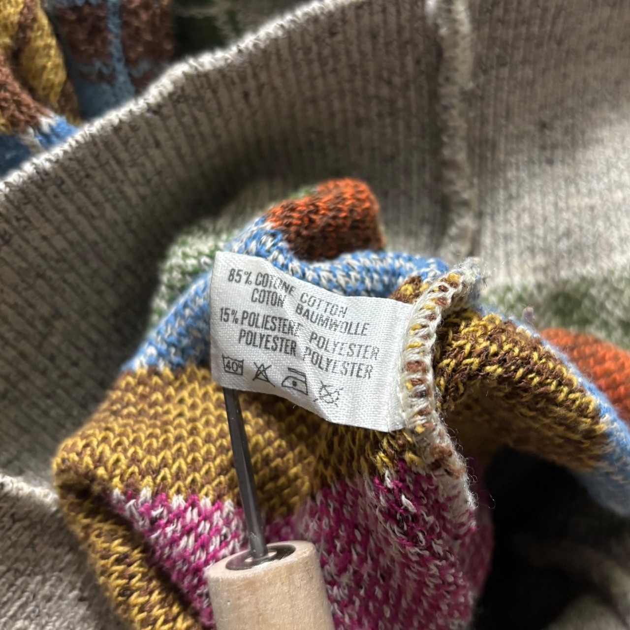 vintage MISSONI SPORT cotton knit pullover