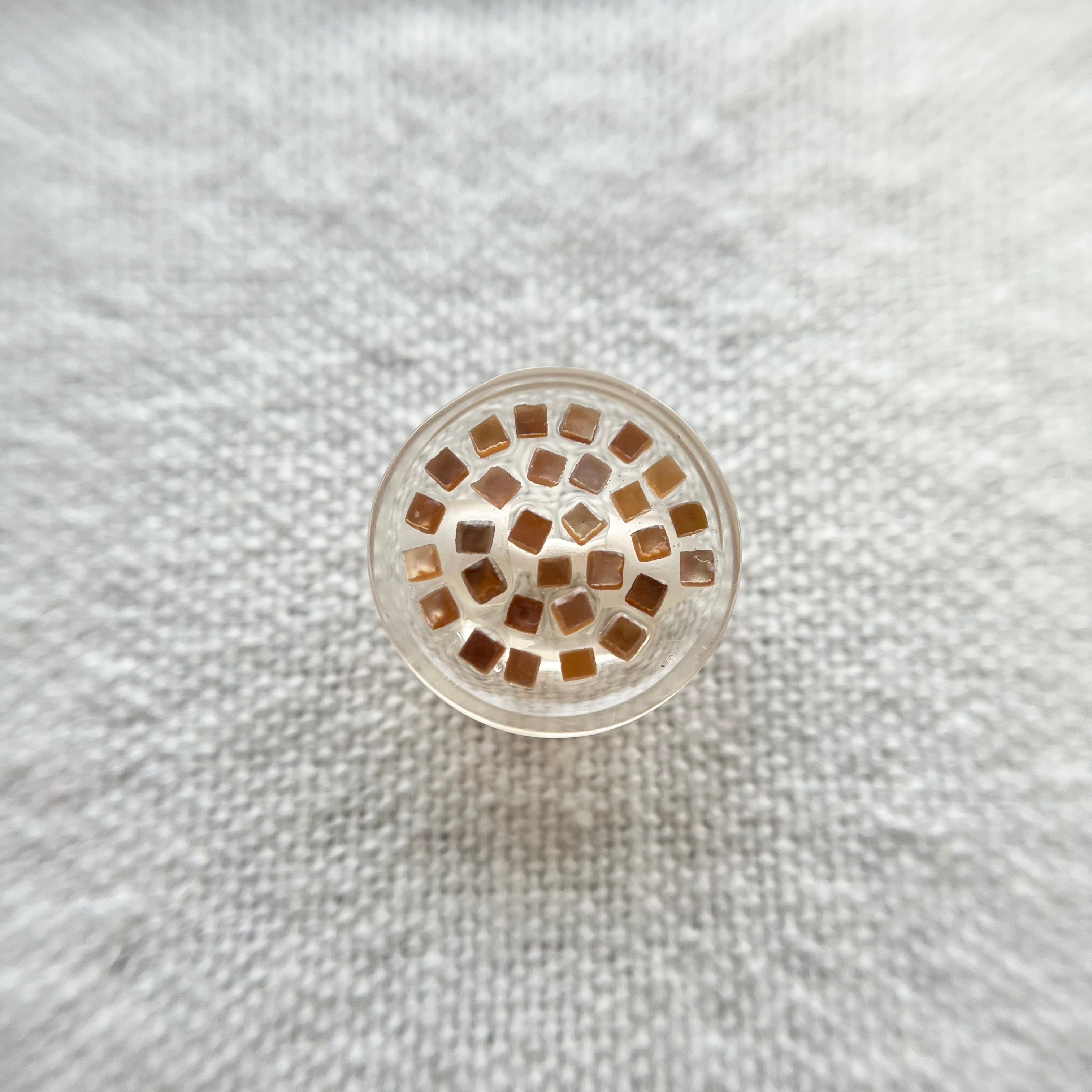 モザイクスパイラル(茶蝶貝)15㎜