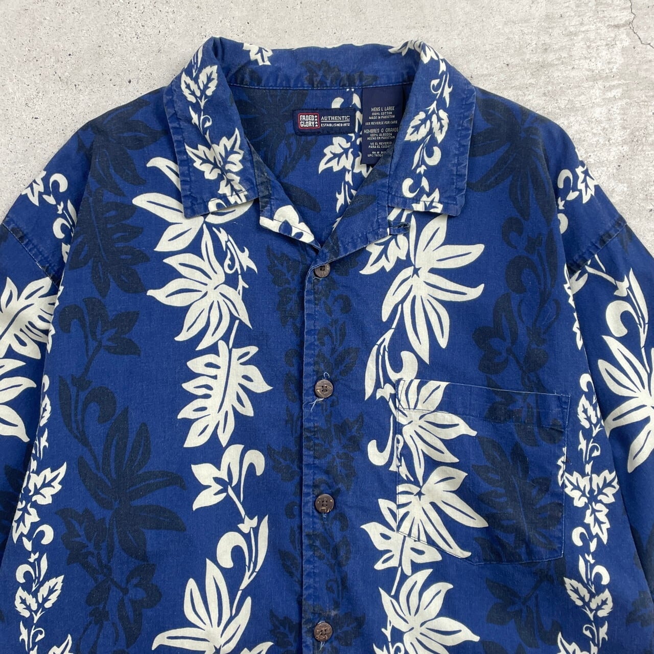 90年代〜00年代 FADED GLORY 開襟シャツ アロハシャツ オープンカラー