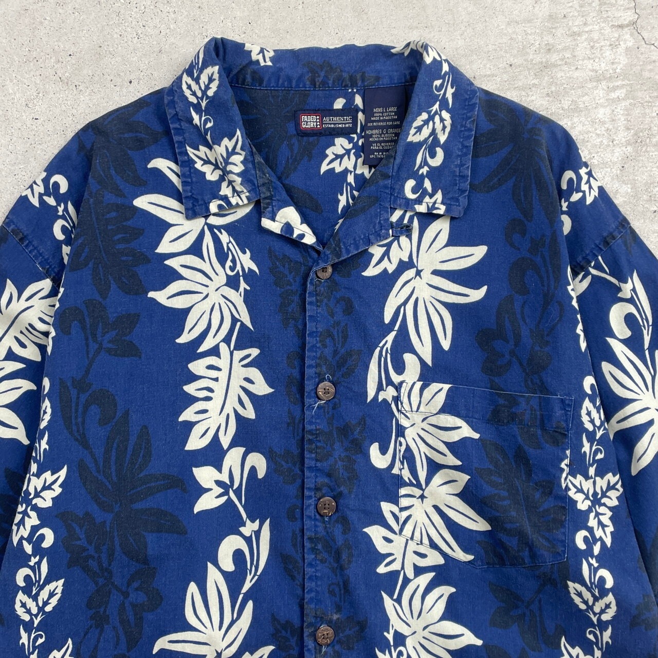 90年代〜00年代 FADED GLORY 開襟シャツ アロハシャツ オープンカラー 