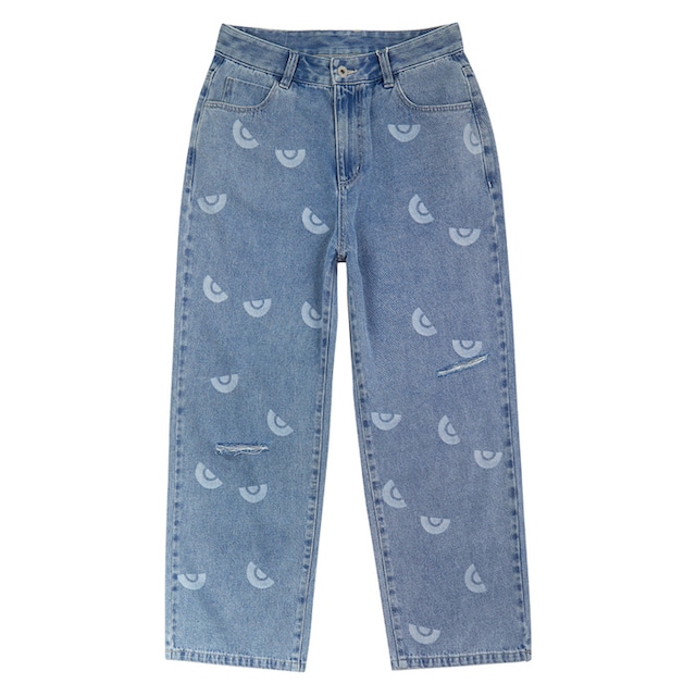 送料無料【HIPANDA ハイパンダ】メンズ デニムパンツ MEN'S DENIM PANTS / LIGHT BLUE