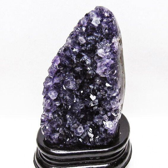 アメジスト クラスター ウルグアイ産 原石 amethyst 一点物 台座付属 182-8041