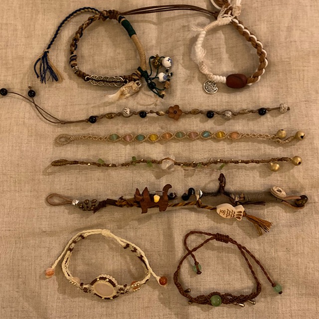 Somedayifオリジナル民族風編みブレスレット 8s