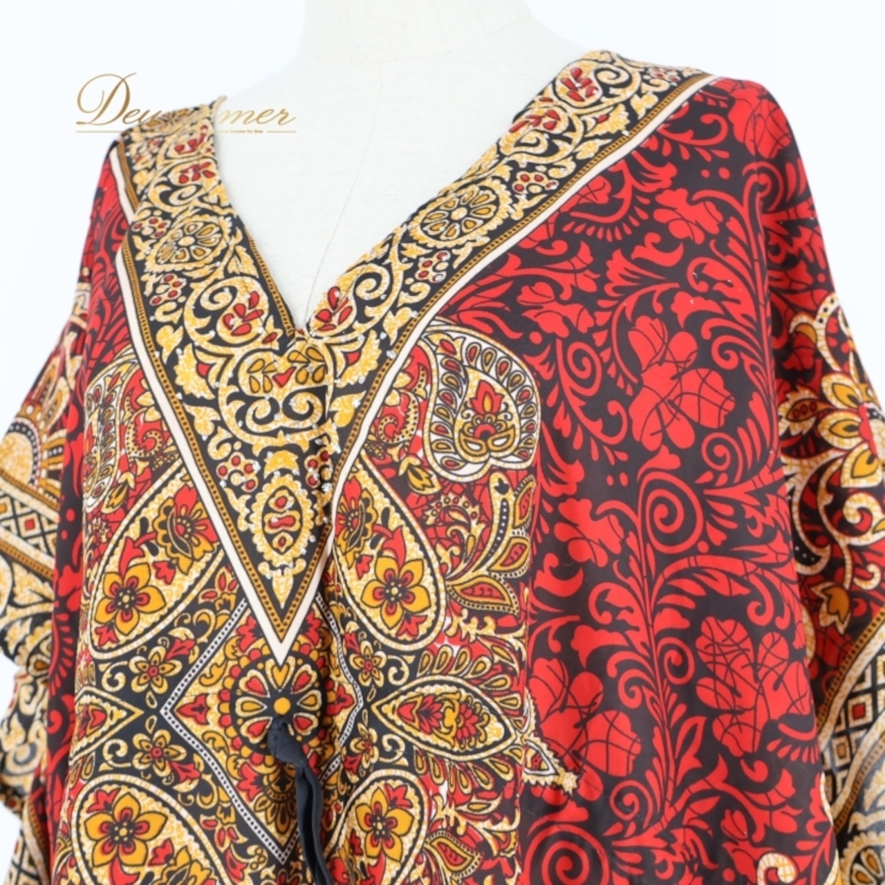 ベリーダンス 衣装 ガラベーヤ レッド系 ガラムガラム ワンピース 羽織り 赤 黒 黄 白 Garam garam 総柄 柄 模様 軽い 華やか 民族衣装 ダンス衣装 ステージ イベント ブラック系 イエロー系 ホワイト系