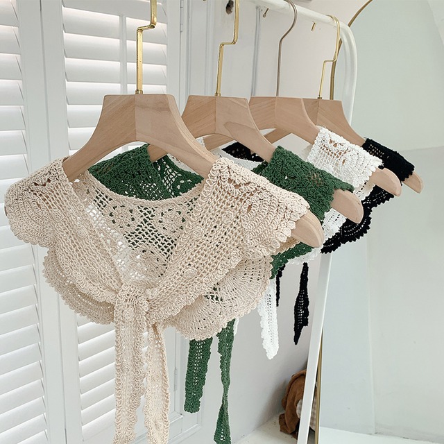 サマー薄手レーススカート カラースカーフ 夏物 シルク ブラック・アイド・ピーズ57329317318