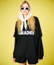 COOLAヴィンテージプリントルーズレイヤード L/S Tシャツ CQ-48040