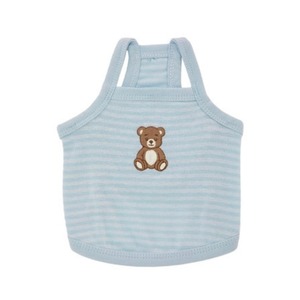 【予約】[ thesallyslaw ] Roony bear top｜Cloud Blue