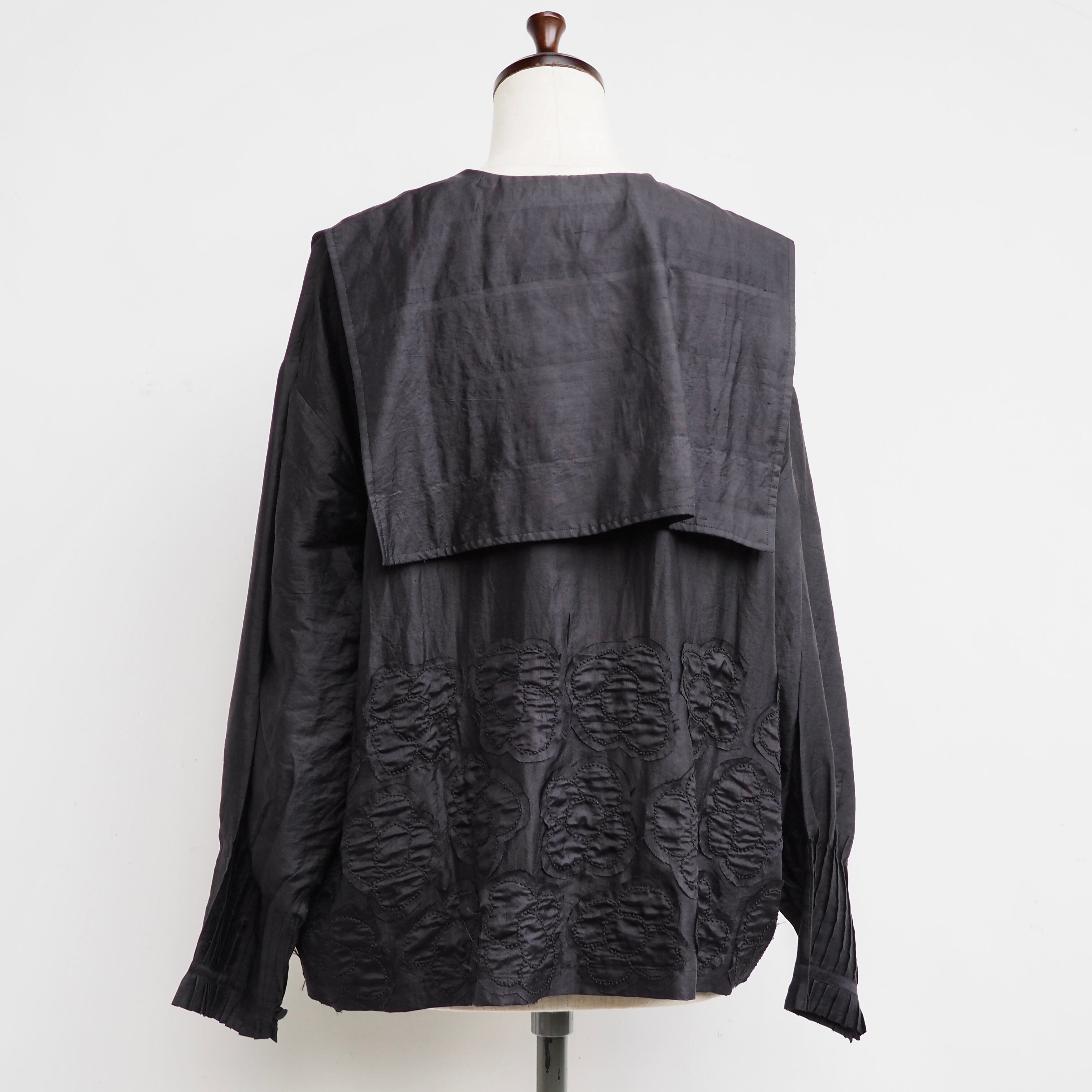 BUNON/Kahdi Silk flower Blouse/BN2653