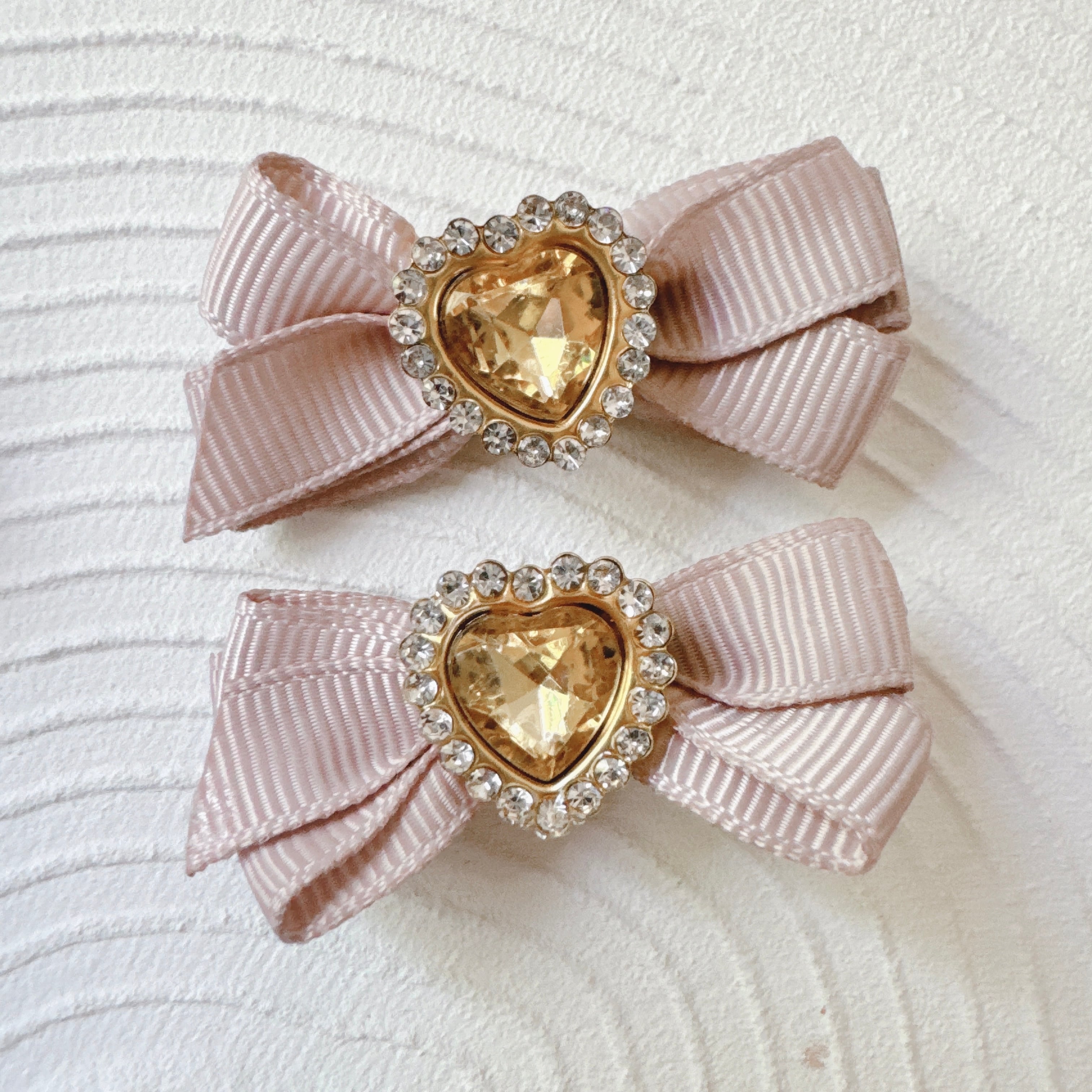 キラキラハートおリボンパッチン