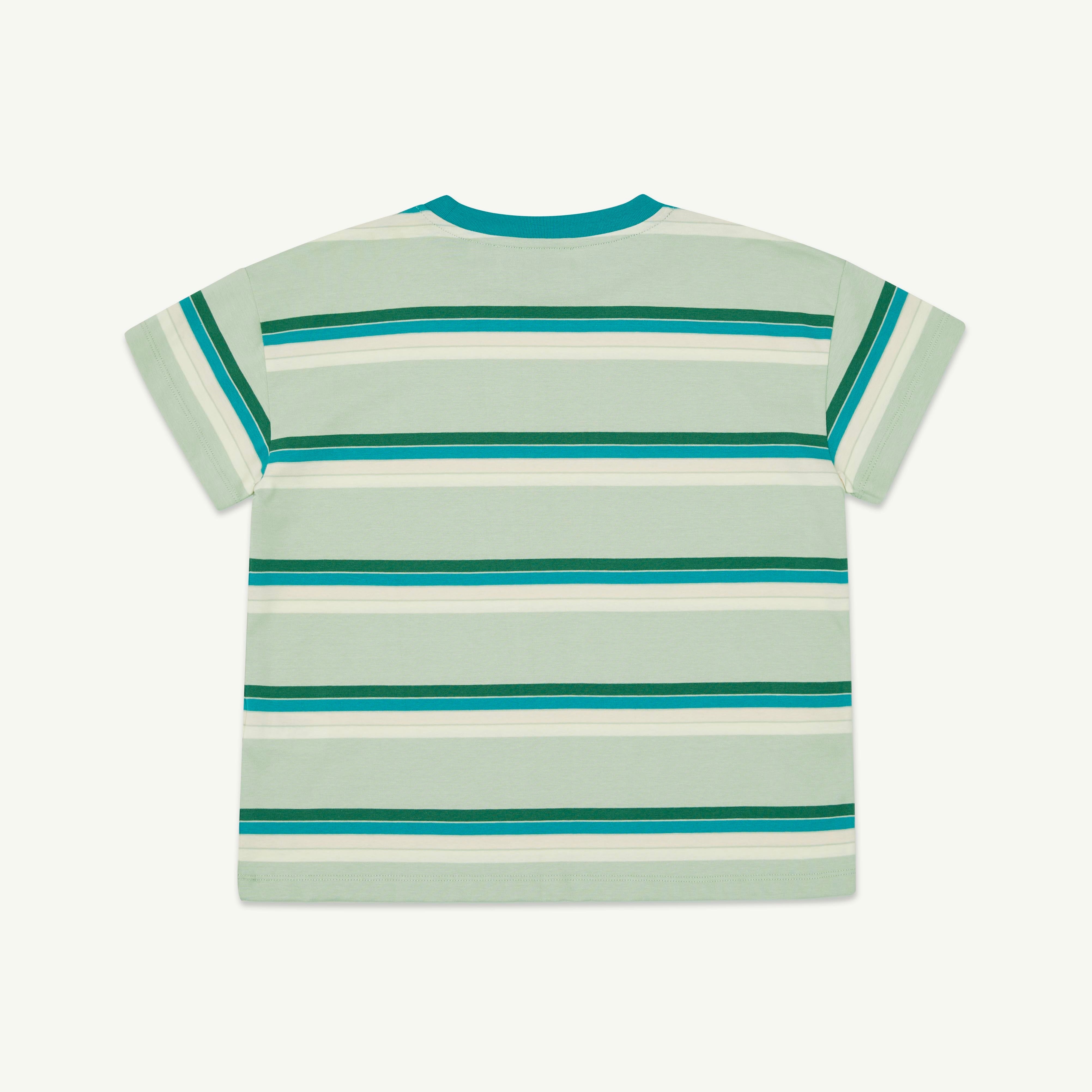 main story 2026SS》Loose Tee / Green Tint Stripe | cirkel mote