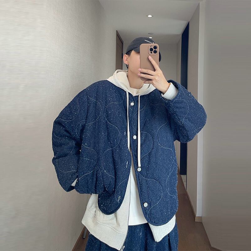 dannyandzeeキルティング綿入りデニムジャケット | mblueshop