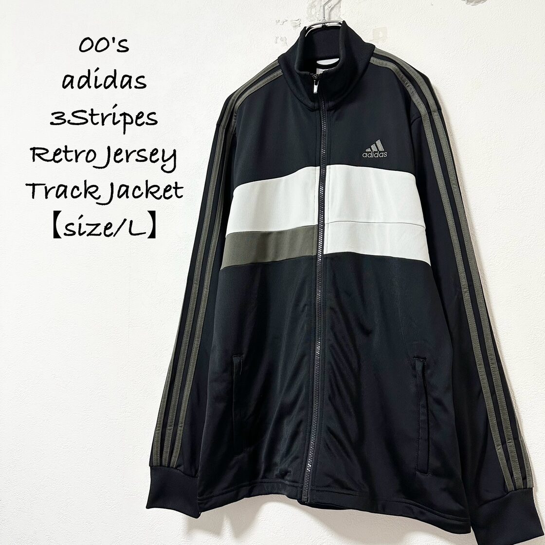 00s☆adidas/アディダス☆レトロジャージ☆トラックジャケット 