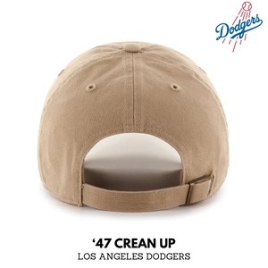 ’47 Brand 「"Los Angeles Dodgers" Clean Up Khaki×Black」