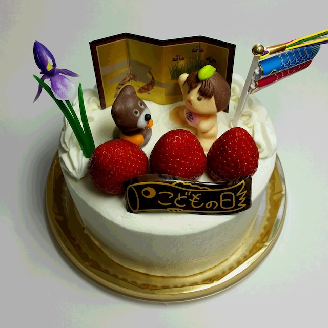 こどもの日・ひな祭りデコレーションケーキ　4号   Children's Day Hina Festival Decoration Cake No.4