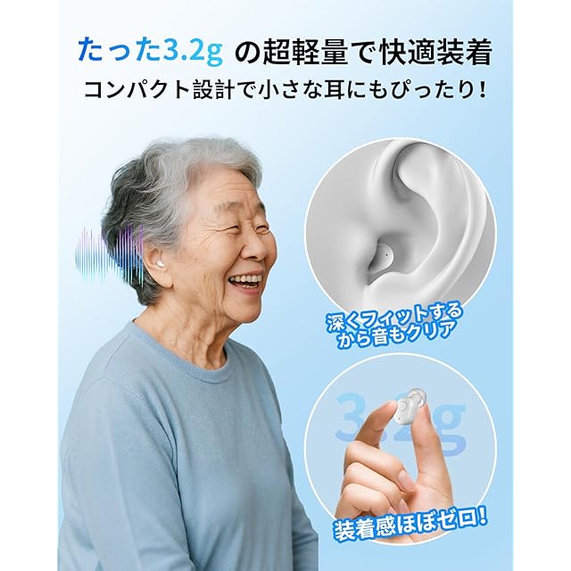 集音器 高齢者 しゅうおんき【2025年革新型 7月新登場 小さい耳にも