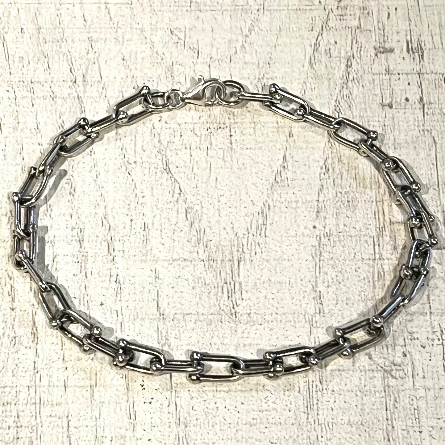 SILVER925 DOCKING DESIGN BRACELET/シルバー/ブレスレット 【公式通販】