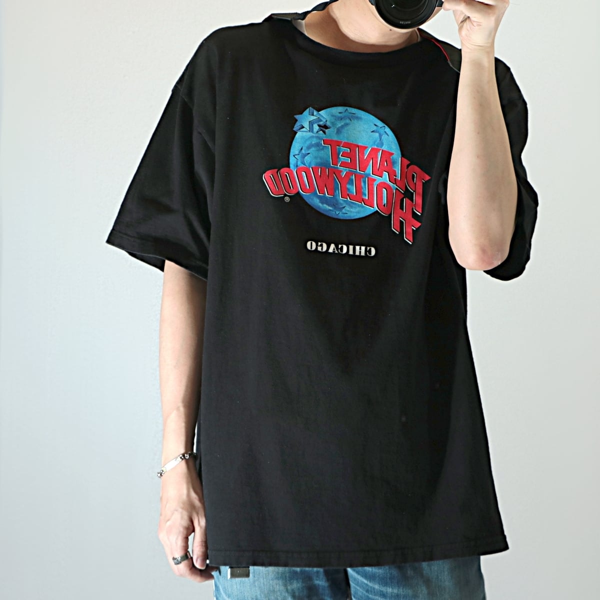 プラネットハリウッド PLANET HOLLYWOOD BALTOMORE アドバタイジングTシャツ USA製 メンズS /eaa320422