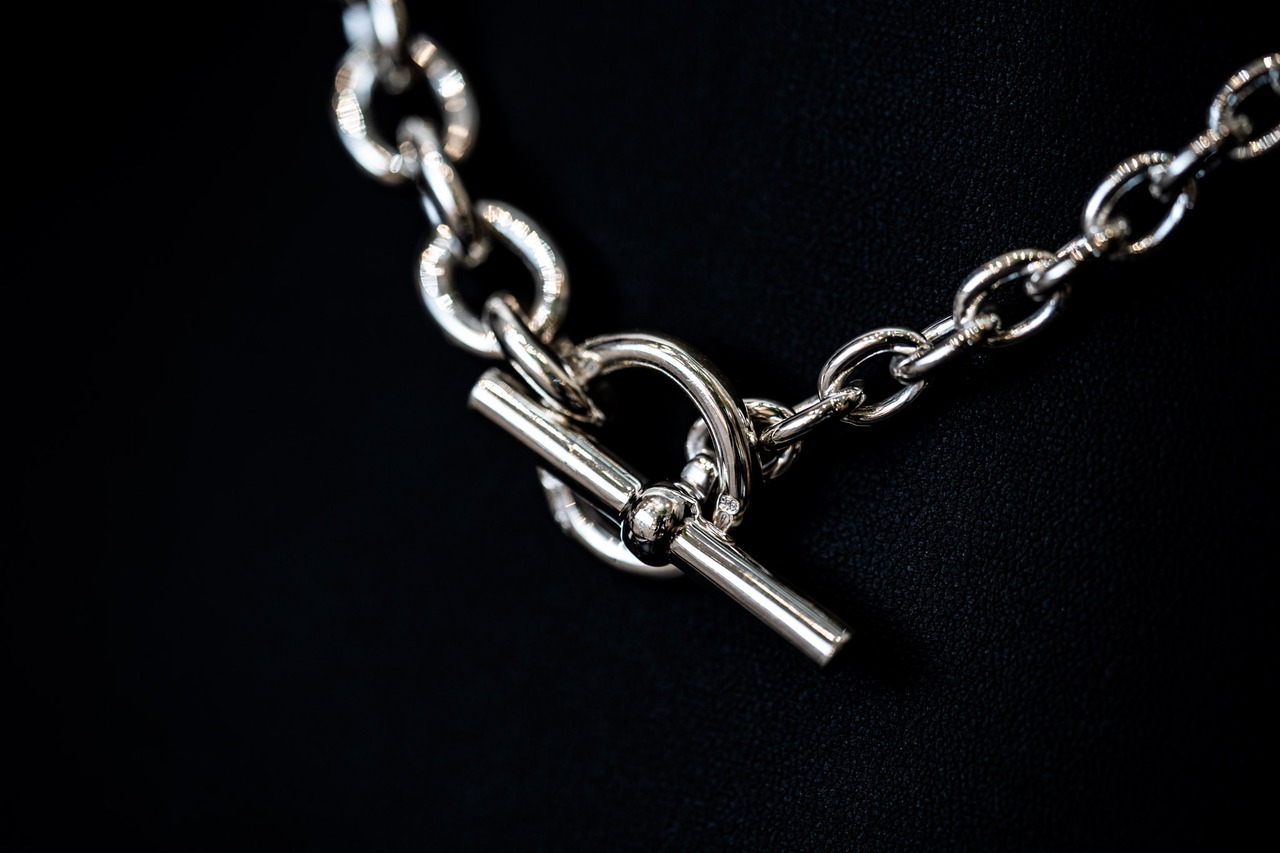 C-028 Hook connect necklace gradually 45cm