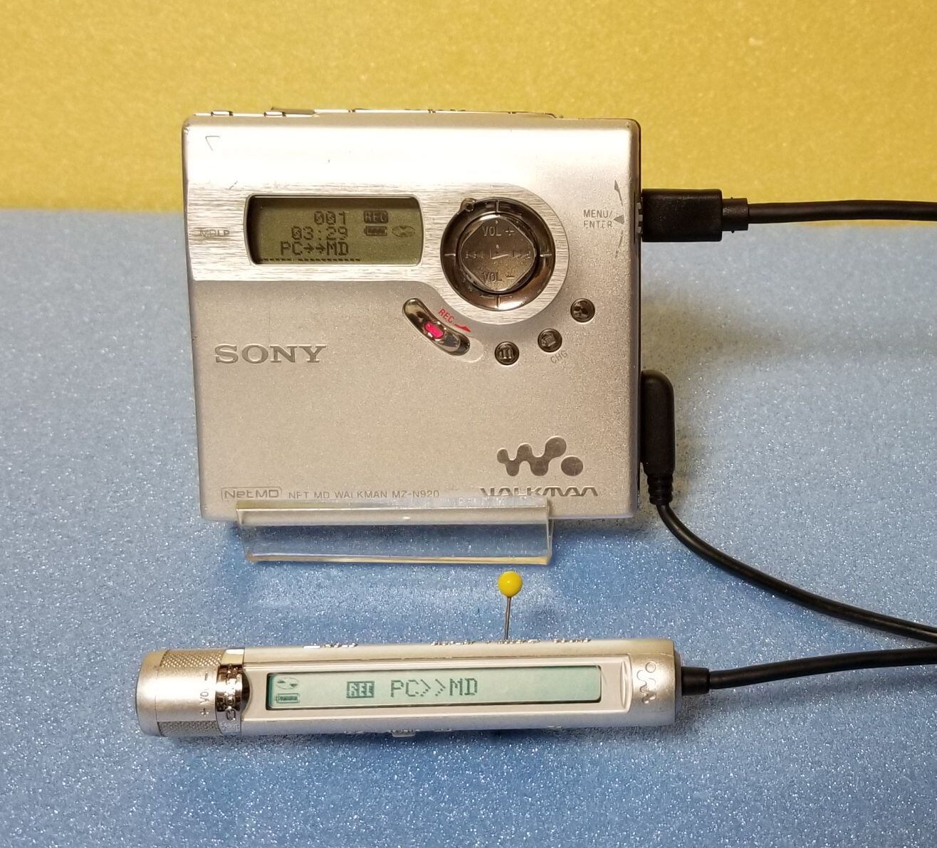 MDポータブルレコーダー SONY MZ-N920 NetMD MDLP対応 完動品・動作