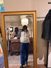 90's-00's NIKE ブルー トラックパンツ