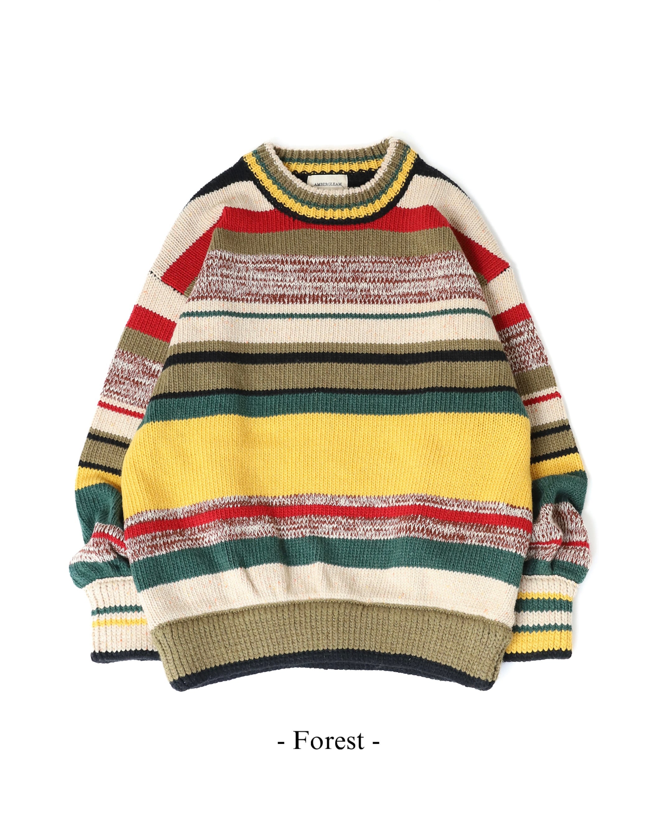 Rainbow Wool Sweater / レインボーウールセーター | AMBERGLEAM