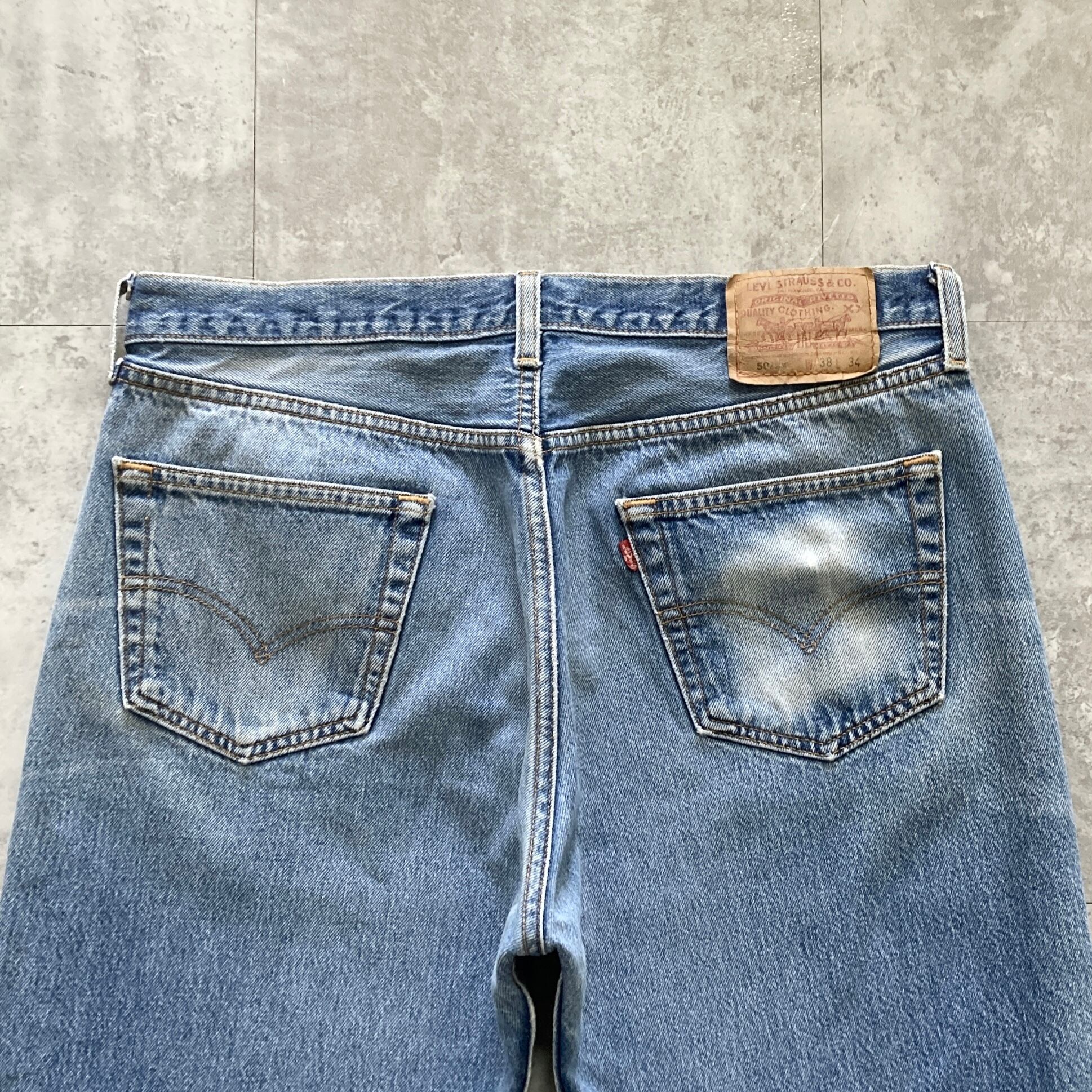 W38 L34】90s US.Levis 501 リーバイス ボールドウィン工場(653