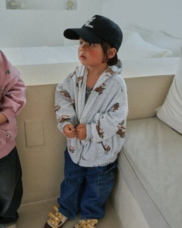 〚予約〛Tiger Jeonpan Hood Zipup <kids><Jr><mom>