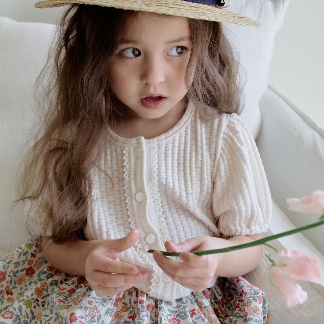 【予約】Popcorn Cardigan/ momo ann