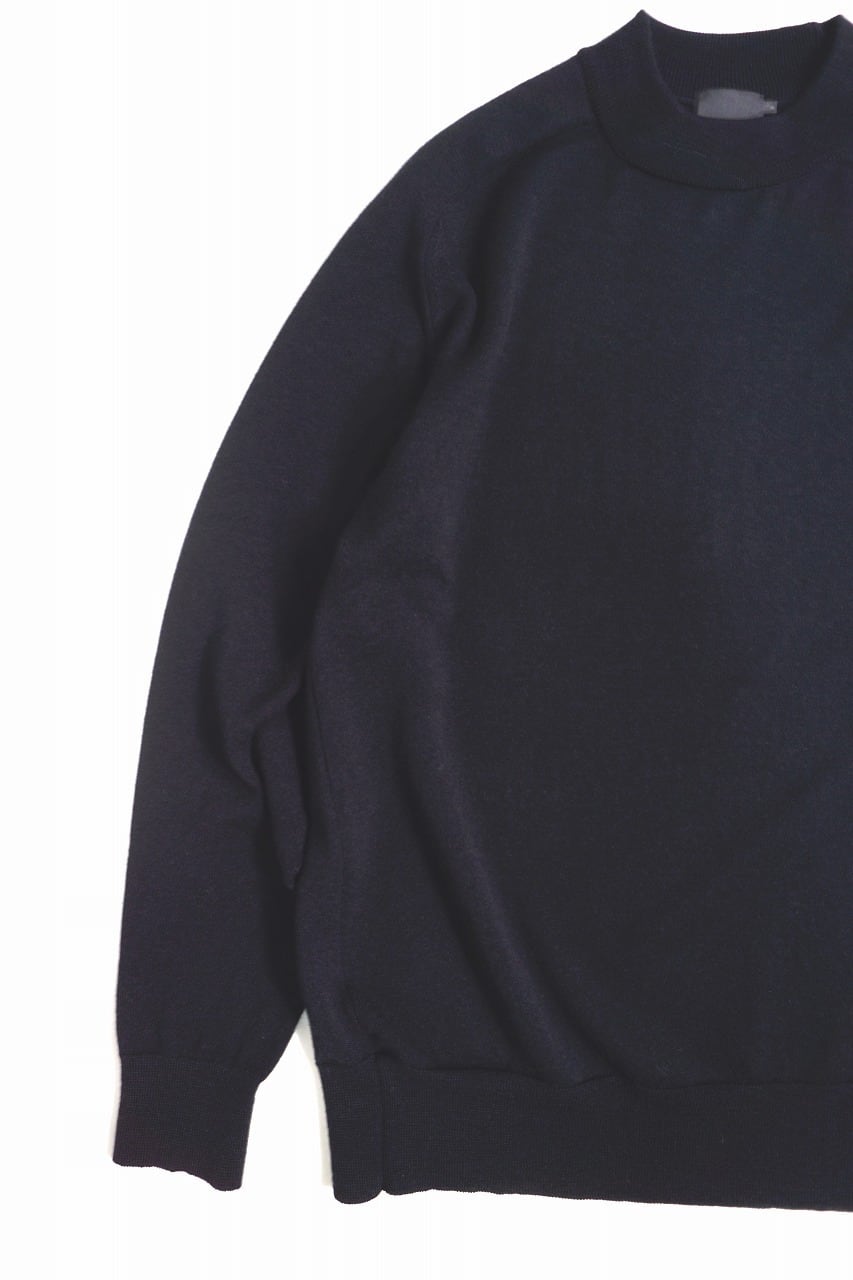 Worsted Merino Mock Neck P/O