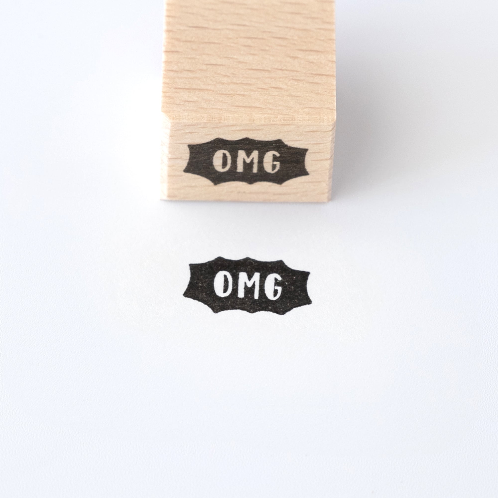 【吹き出しの文字】OMG | はんこ