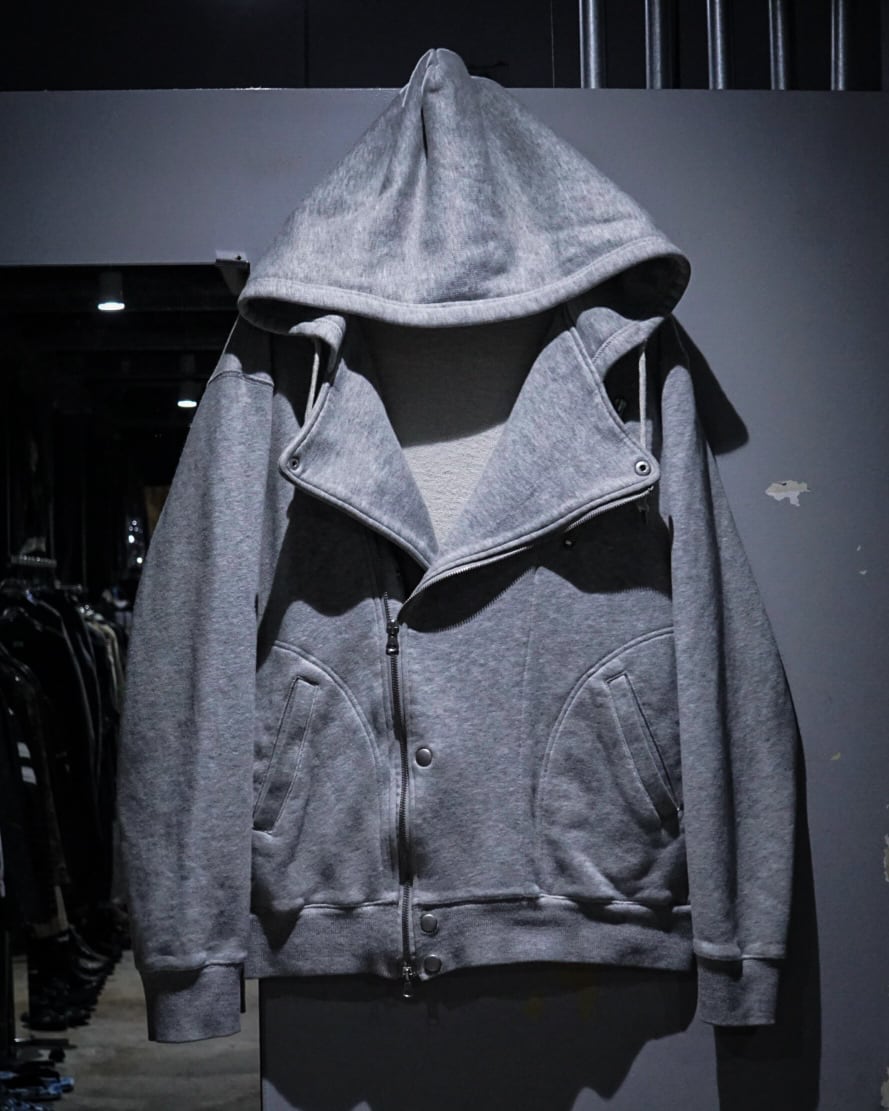 add (C) vintage】“FINAL HOME” Double Riders Gimmick Zip Up Hoodie