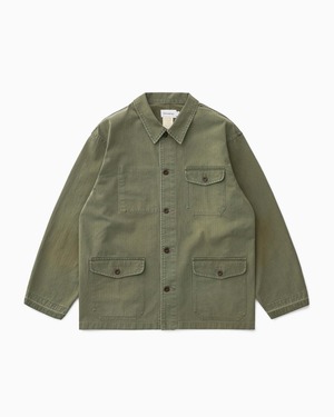 [Khakis] HBT Port Jacket Olive 正規品 韓国ブランド 韓国ファッション 韓国代行 カーキス 日本 店舗 (Khakis)