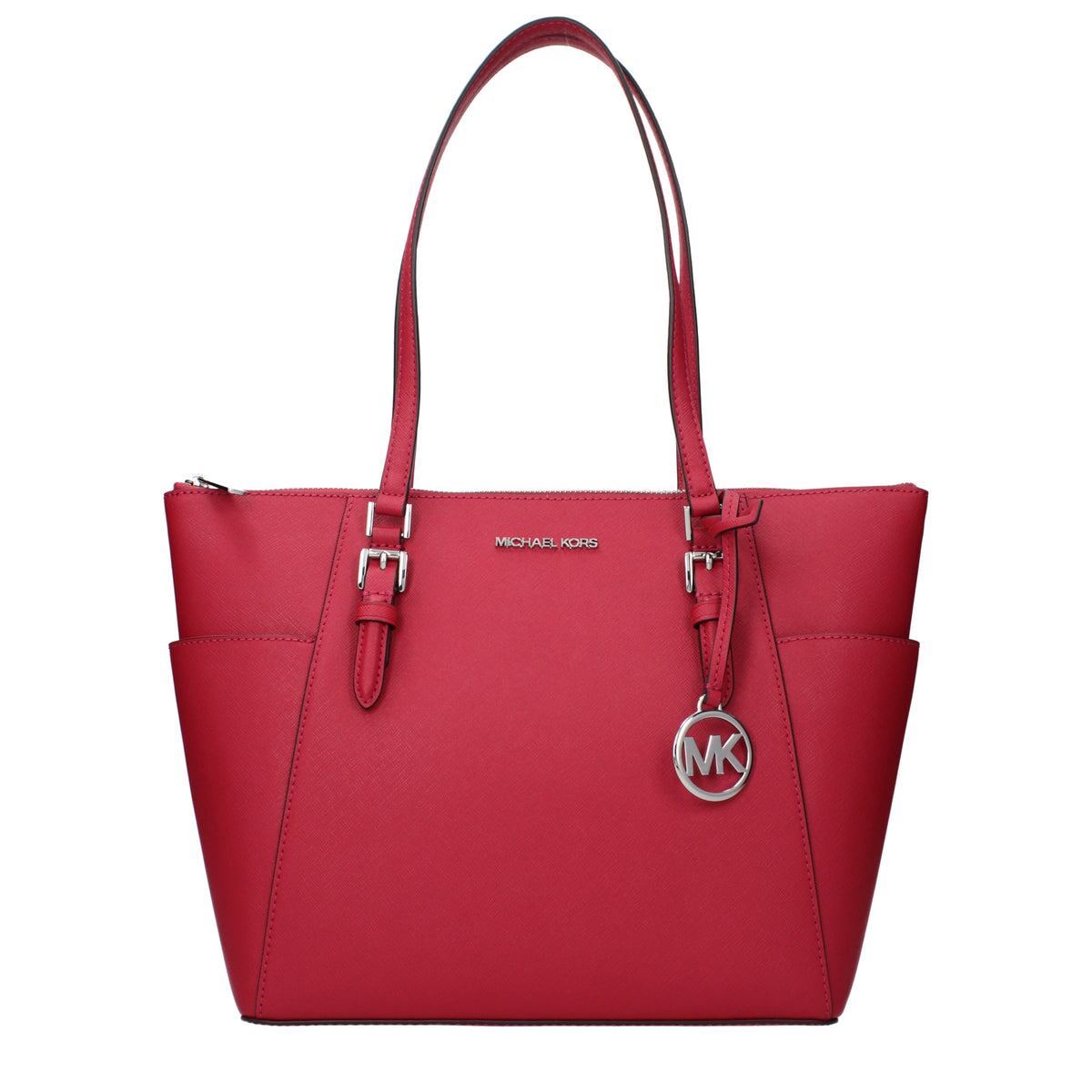 【新品】MICHAEL KORS マイケルコース レディース ショルダーバッグ レザー レッド 35F0SCFT3LDKRASPBERRY
