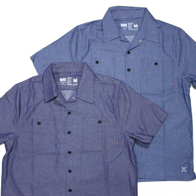 WORK SHIRTS SS -C.Stripe-  [OL-108CS-018]