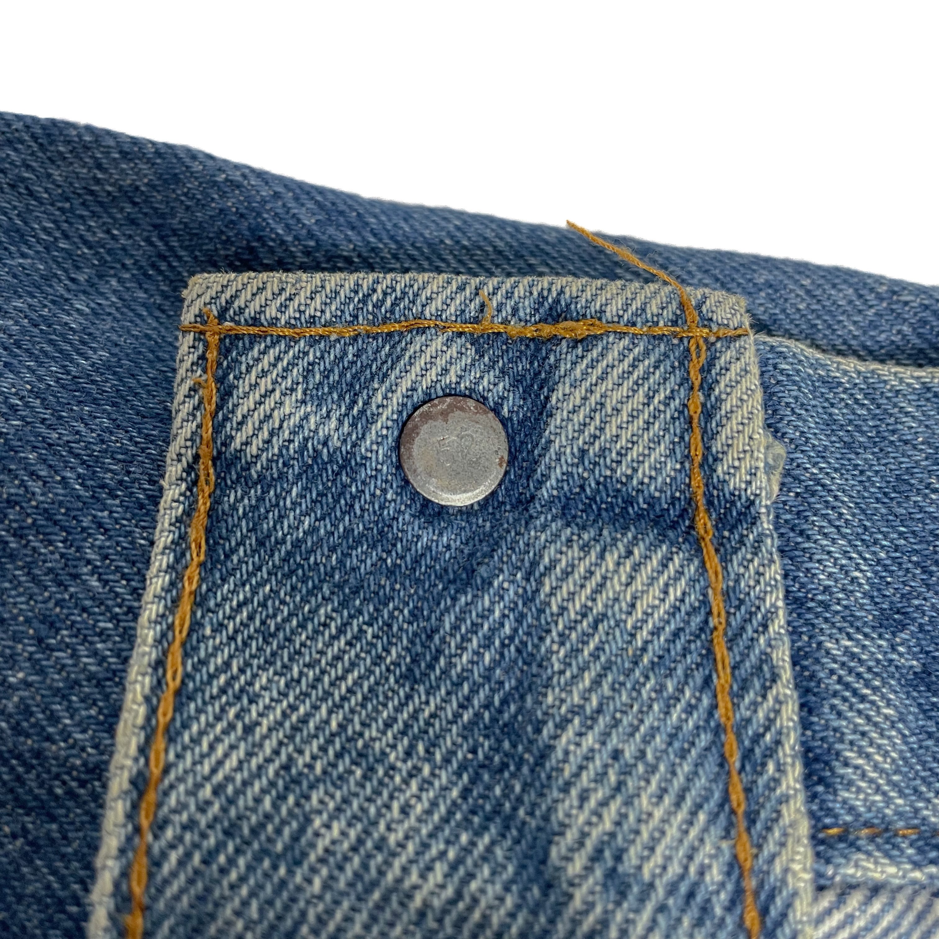 Levi's リーバイス デニムジャケット 1970年代 70's ボタン裏52 70s USA製 Levi's ボタン裏 52刻印 リーバイス デニム ジャケット 38