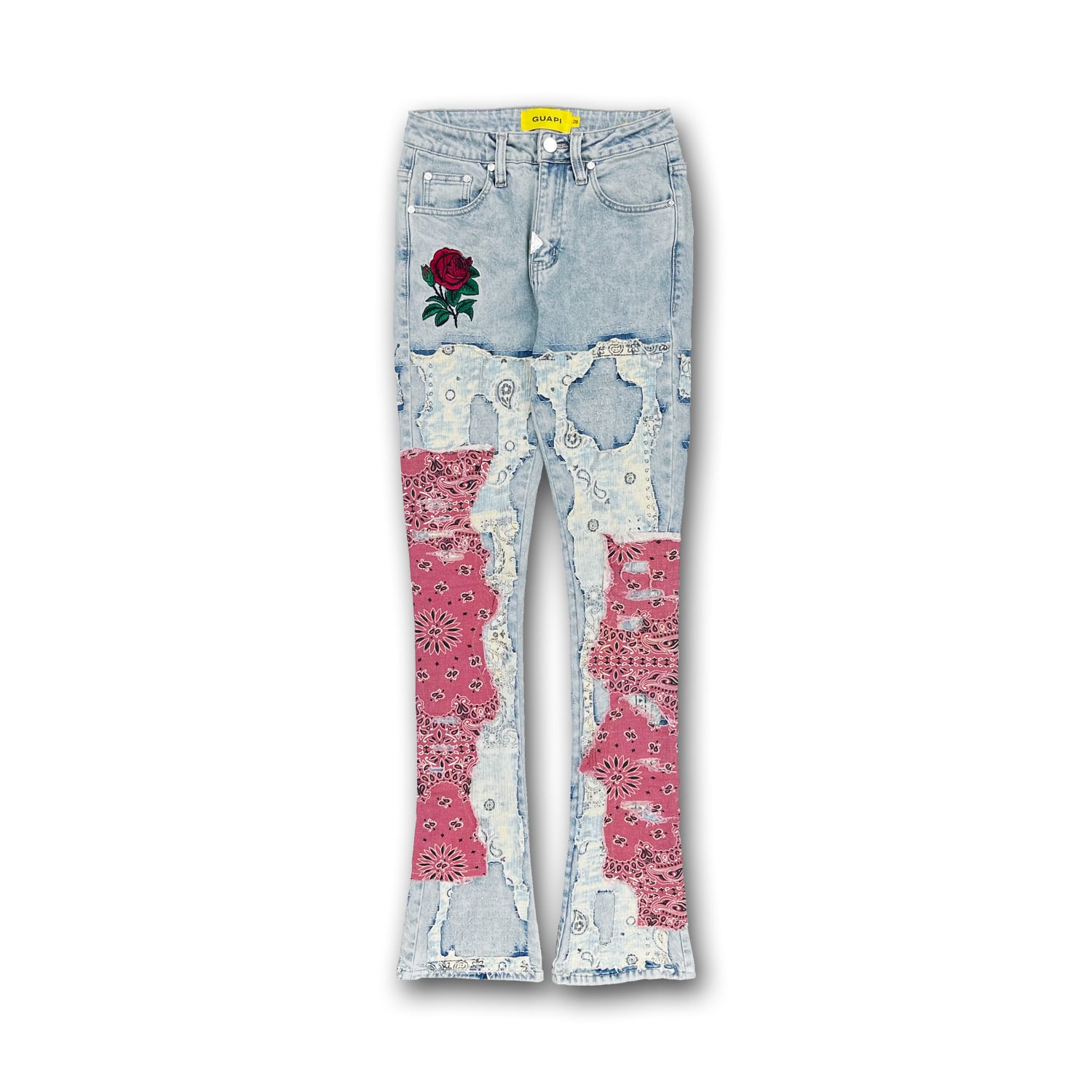 国内入手困難✨️】GUAPI DISTRESSED ROSE DENIM