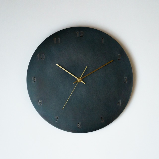 【受注製作】minimal wall clock 300 _ number / iron　壁掛け時計 300 数字 / 鉄