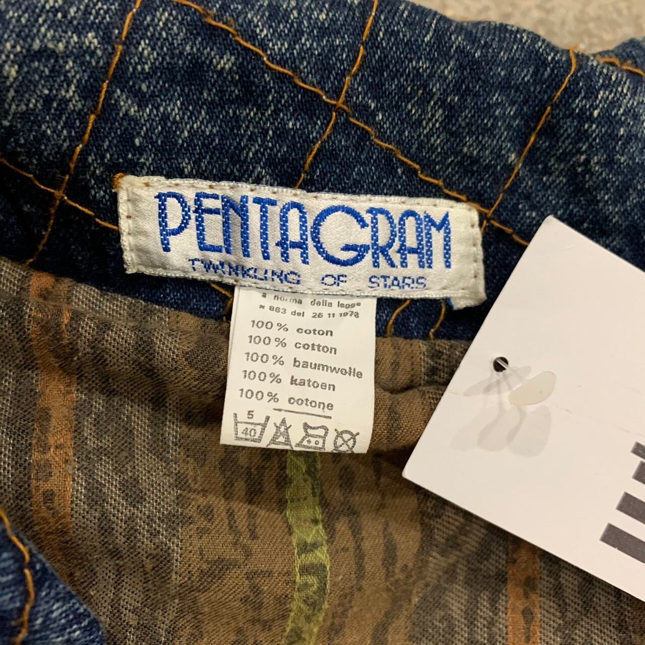 70s〜 pentagram denim jacket | What