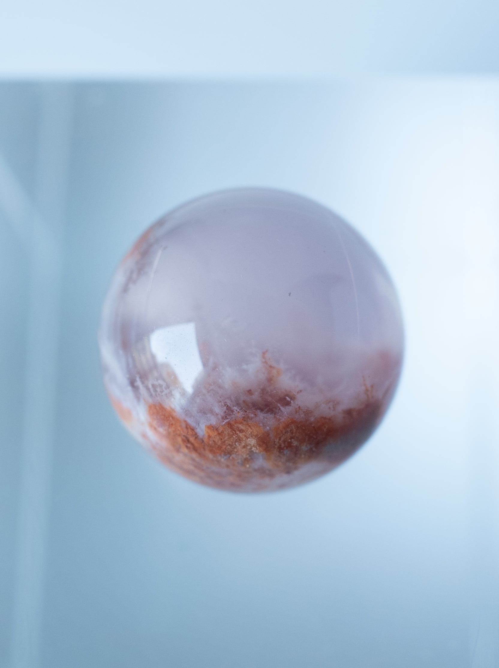 セリサイトインスターローズクォーツ 丸玉 セリサイトインスターローズクォーツ 丸玉