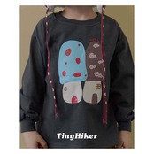【取寄】Tiny Hiker マッシュルームTシャツ|冬服|韓国子供服
